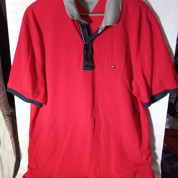 Tommy Hilfiger XXL Red Polo - Picture 3 of 11